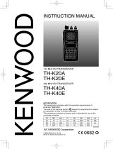 Kenwood th-k20a User manual