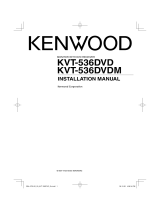 Kenwood KVT-536DVDM User manual