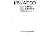 Kenwood KVT-725DVD User manual
