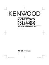 Kenwood KVT-737DVD User manual