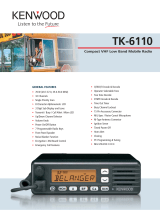 Kenwood TK-6110K User manual
