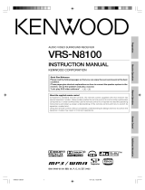 Kenwood VRS-N8100 User manual