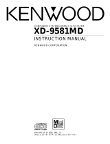 Kenwood XD-9581MD User manual