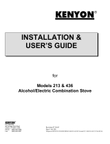 Kenyon 213 User manual