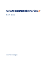 Kerio Tech Network Monitor User manual
