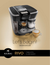Keurig Rivo Cappuccino Latte System Owner's manual