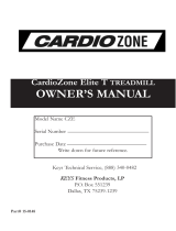 Keys Fitness CardioZone Elite T User manual