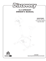 Keys Fitness Discovery 5.2 Upright User manual