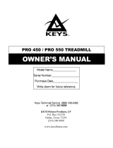 Keys Fitness PRO 550 User manual