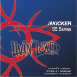 Kicker SS56.2 User manual