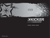 Kicker 2006 CVX Sub Box Owner's manual