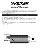 Kicker Impulse Six-Channel Amplifier Owner's manual