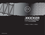 Kicker ZX1000.1 User manual