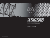 Kicker ZX750.1 User manual