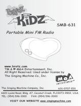 The Singing Machine SMB-631 User manual