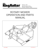 King Kutter Lawn Mower 999998 User manual