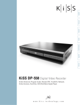 KiSS dp 558 User manual
