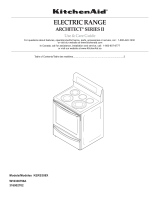 KitchenAid ARCHITECT KERS308X User manual