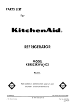 KitchenAid KBRS22KWWH02 User manual