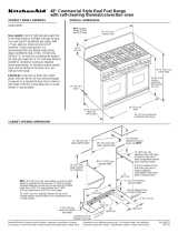 KitchenAid KDRP487M User manual