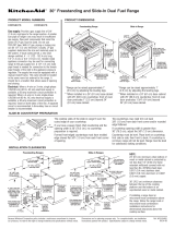 KitchenAid KDRS807S User manual