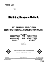 KitchenAid KEBS277SBL0 User manual