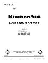 KitchenAid KFP715OB2 User manual