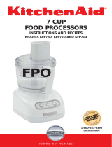 KitchenAid KFP730 User manual