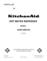 KitchenAid KHWC160PCR0 User manual