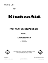 KitchenAid KHWG160PCR User manual