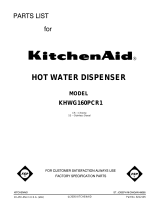 KitchenAid KHWG160PCR1 User manual