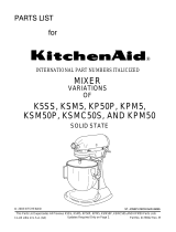 KitchenAid KSM50P User manual