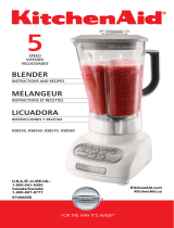 KitchenAid Blender KSB570 User manual