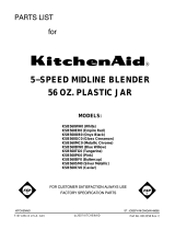 KitchenAid KSB560GC0 User manual