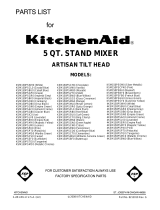 KitchenAid KSM150PSGN0 User manual