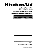KitchenAid KUDI22HT User manual