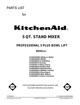KitchenAid KV25G0XWW4 User manual