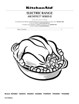 KitchenAid W10190622A User manual