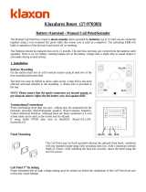 Klaxon Klaxalarm Boxer 17-970303 User manual