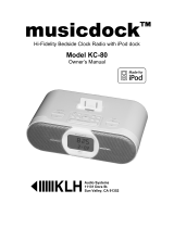 KLH MUSICDOCK KC-80 User manual