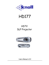 Knoll HD177 User manual