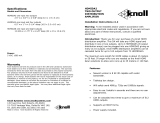 Knoll HDMIDA2 User manual