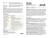 Knoll MA250 User manual