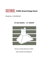 Kobe Range Hoods CH8136SQB User manual