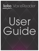 Kobo Vox eReader User manual