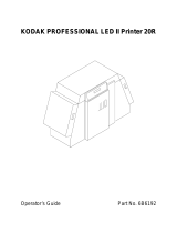 Kodak LED II PRINTER 20R - OPERATOR'S GUIDE User manual