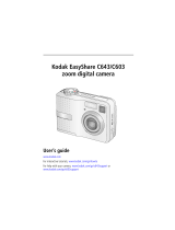 Kodak C603 User manual