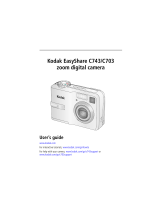 Kodak C743 - EASYSHARE Digital Camera User manual