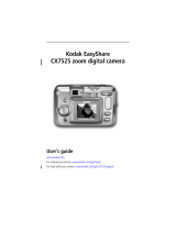 Kodak CX7525 - EasyShare Digital Camera 5MP User manual