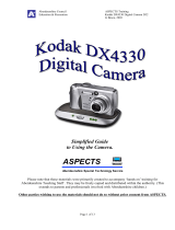 Kodak DX4330 - Easyshare Zoom Digital Camera User manual